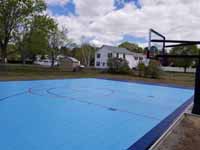 Combination court for both hockey and basketball in Burlington, MA.